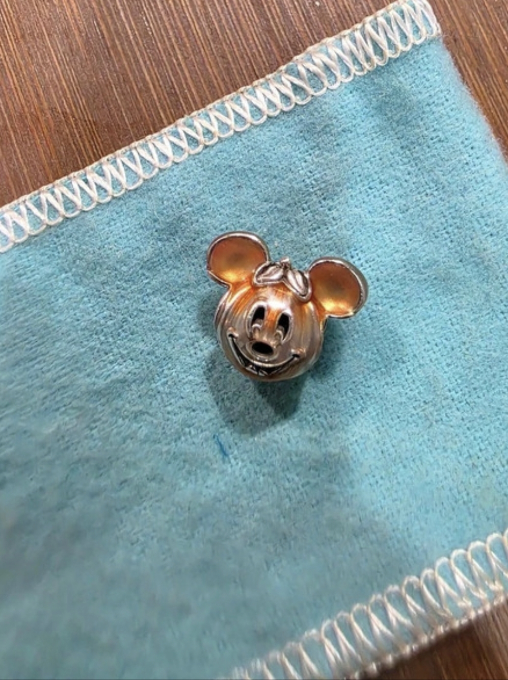 Pandora Disney Mickey Mouse Pumpkin Charm